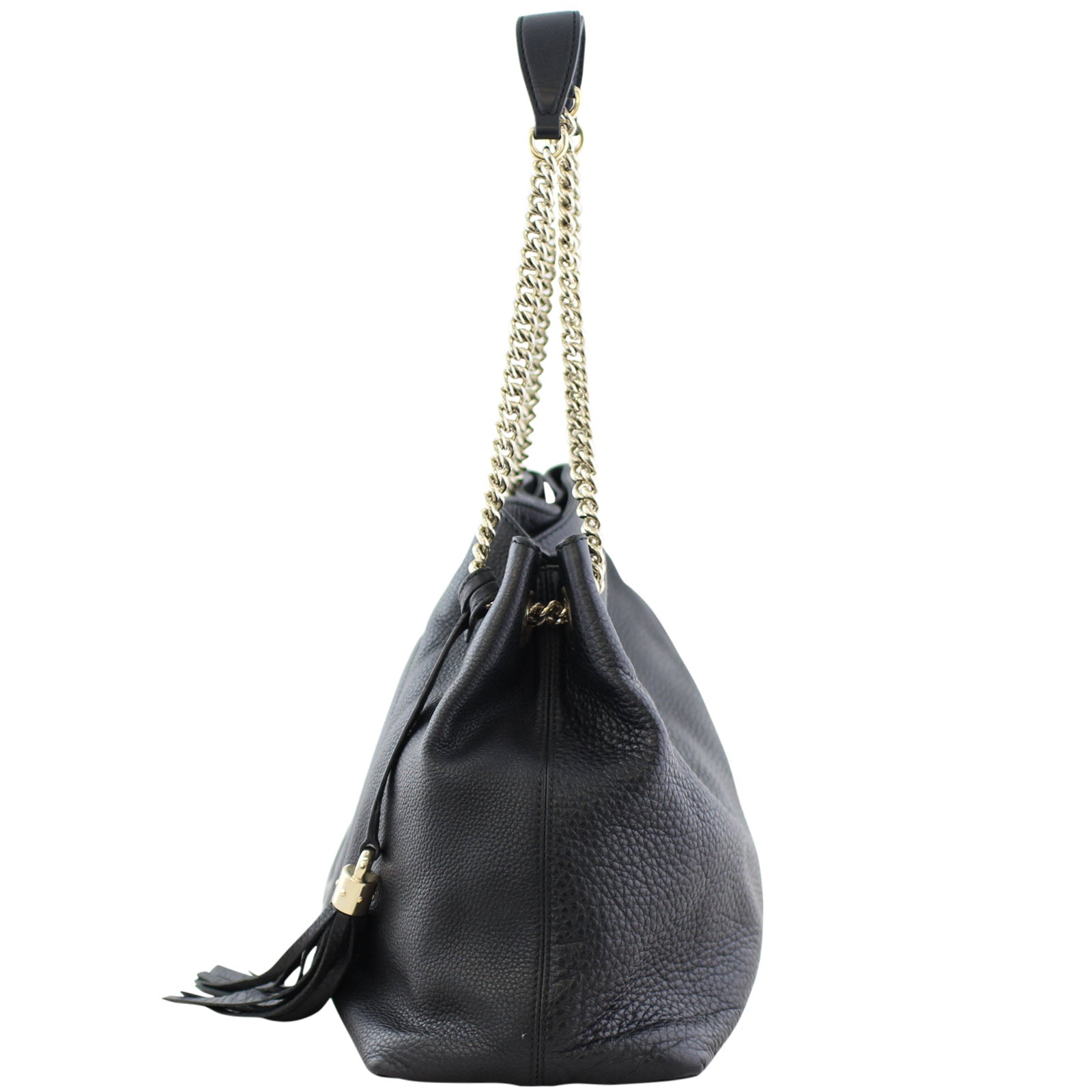 Gucci Soho Chain Medium Shoulder Bag Left