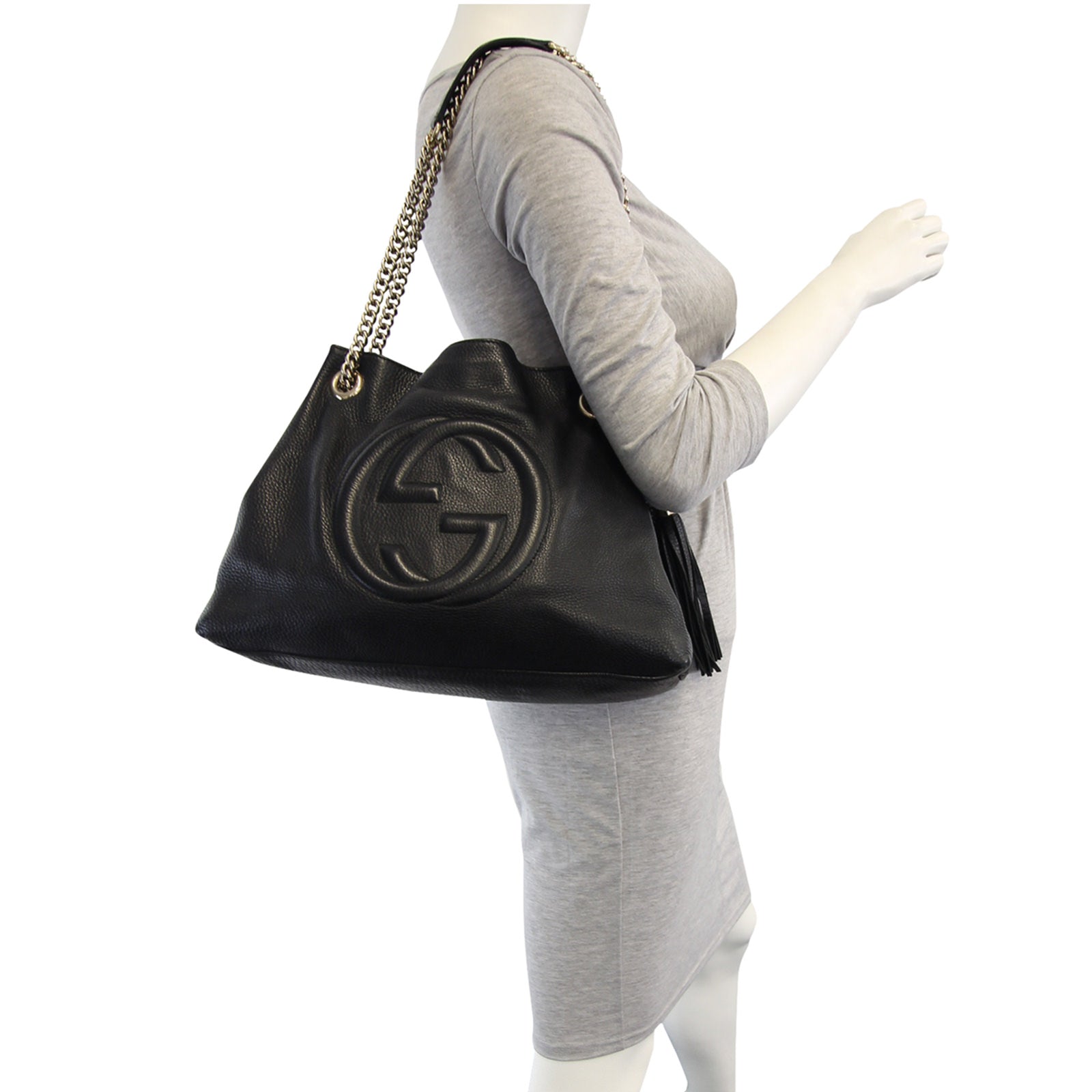 Gucci Soho Chain Medium Shoulder Bag Mannequin