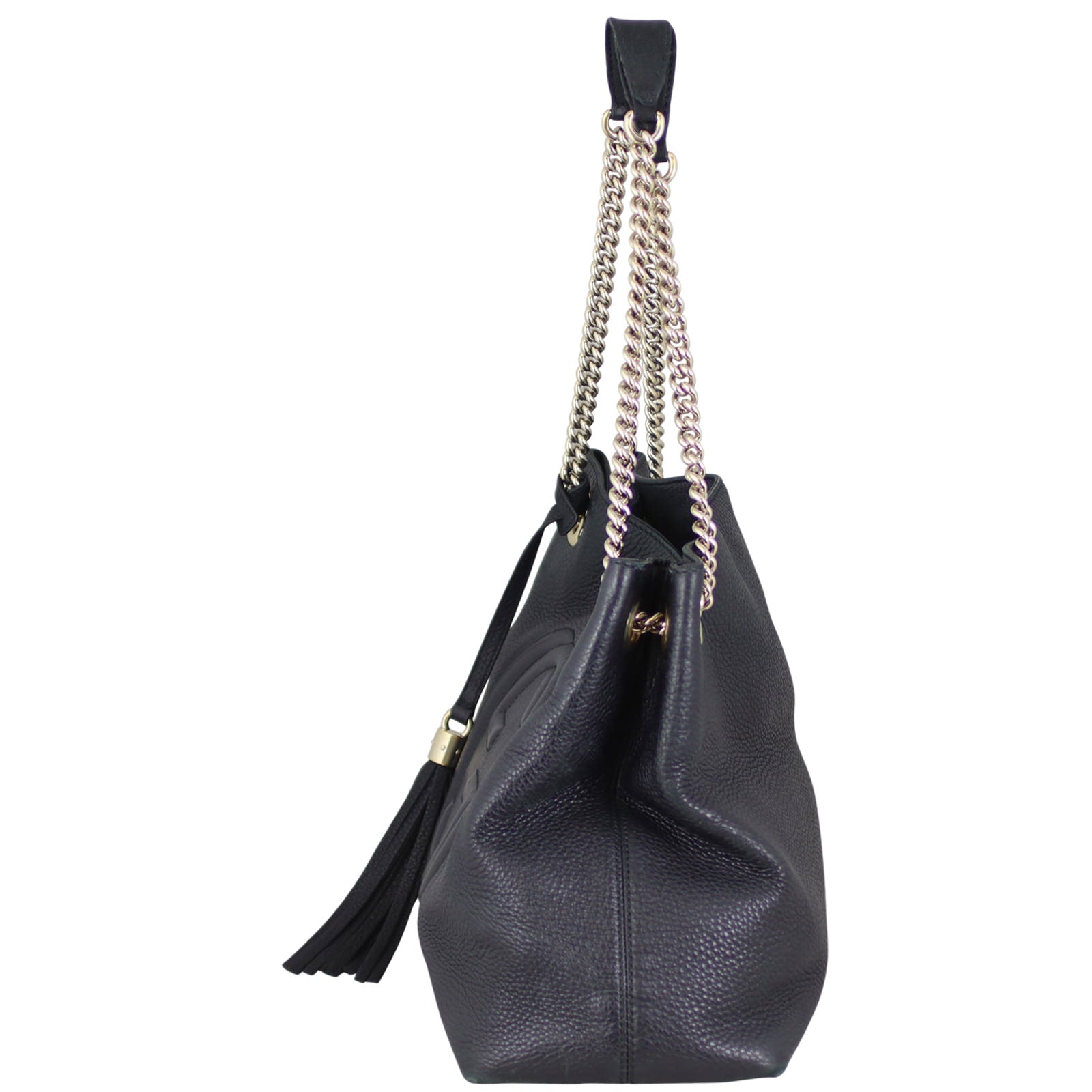 Gucci Soho Chain Shoulder Bag Medium Left