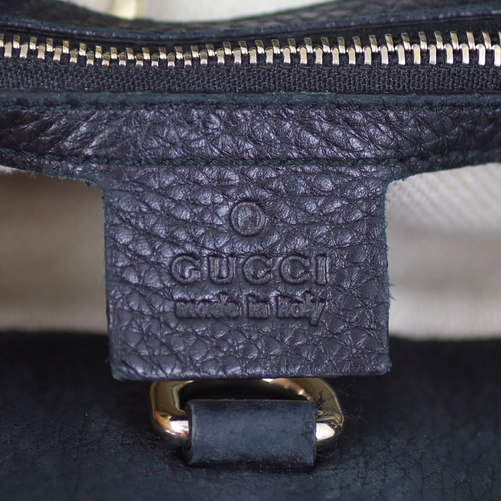 Gucci Soho Chain Shoulder Bag Medium Stamp
