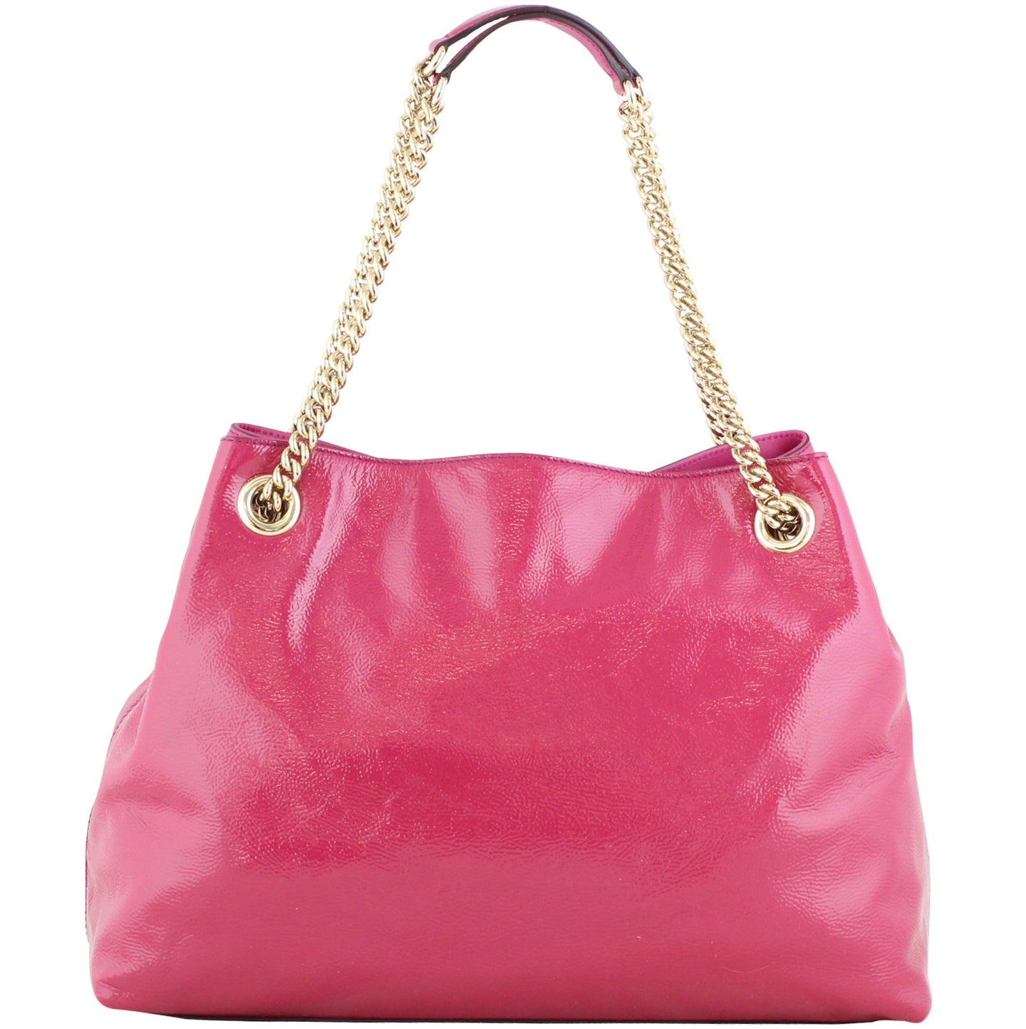 Gucci Soho Chain Shoulder Bag Patent Back