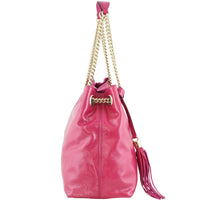 Gucci Soho Chain Shoulder Bag Patent Left