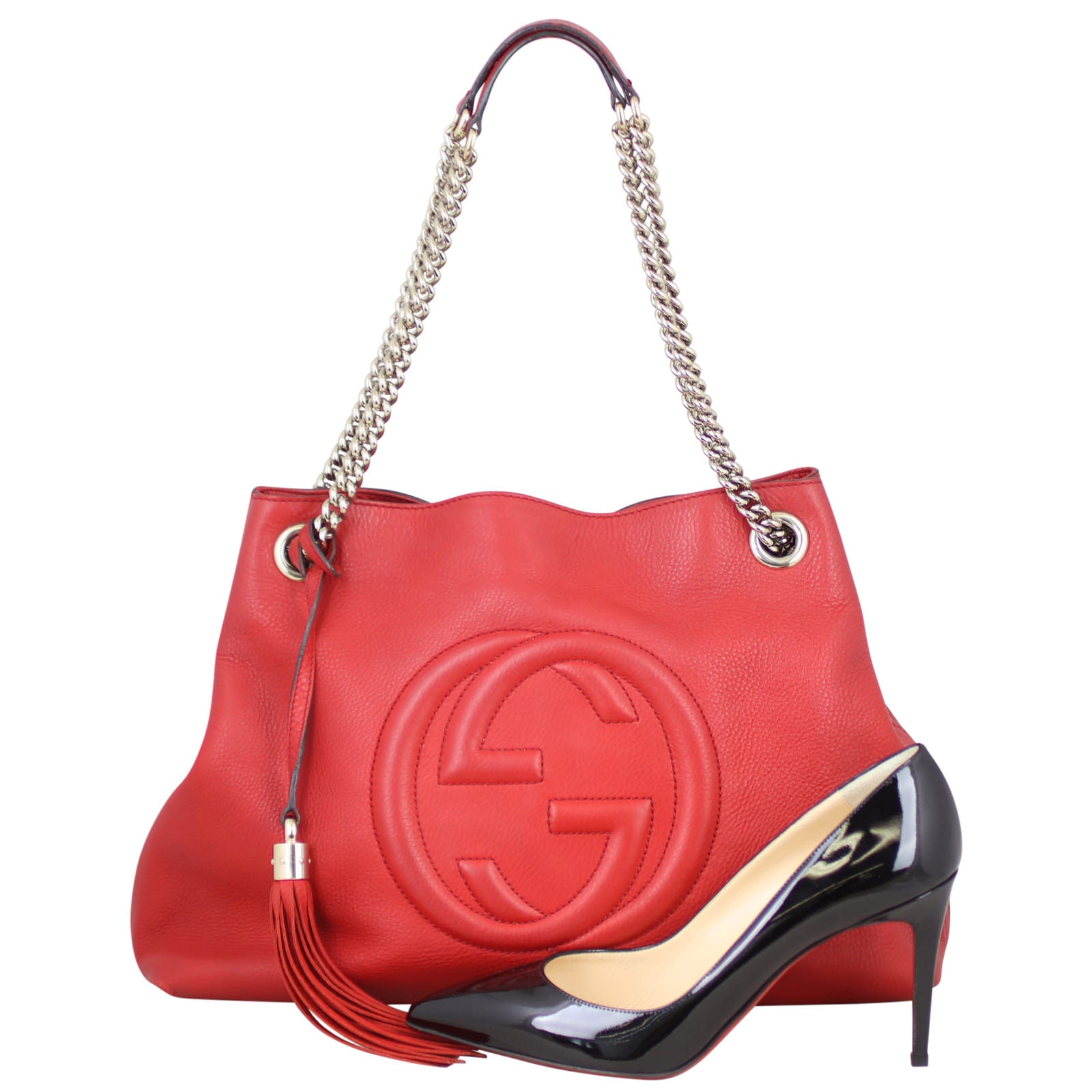 Gucci Soho Chain Shoulder Bag Medium Shoe
