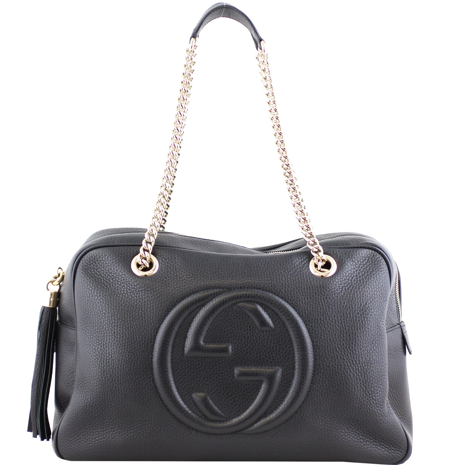 Gucci Soho Chain Zipped Large Shoulder Bag