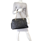 Gucci Soho Chain Zipped Large Shoulder Bag Mannequin