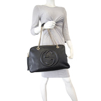 Gucci Soho Chain Zipped Large Shoulder Bag Mannequin