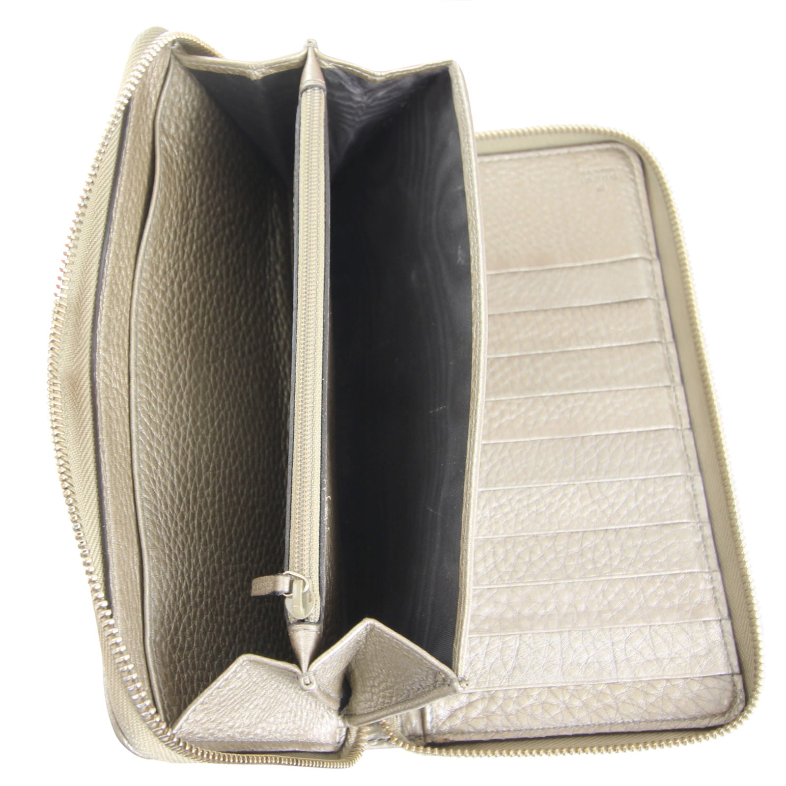 Gucci Soho Continental Wallet open