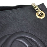 Gucci Soho Chain Shoulder Bag Medium Front Rubbing