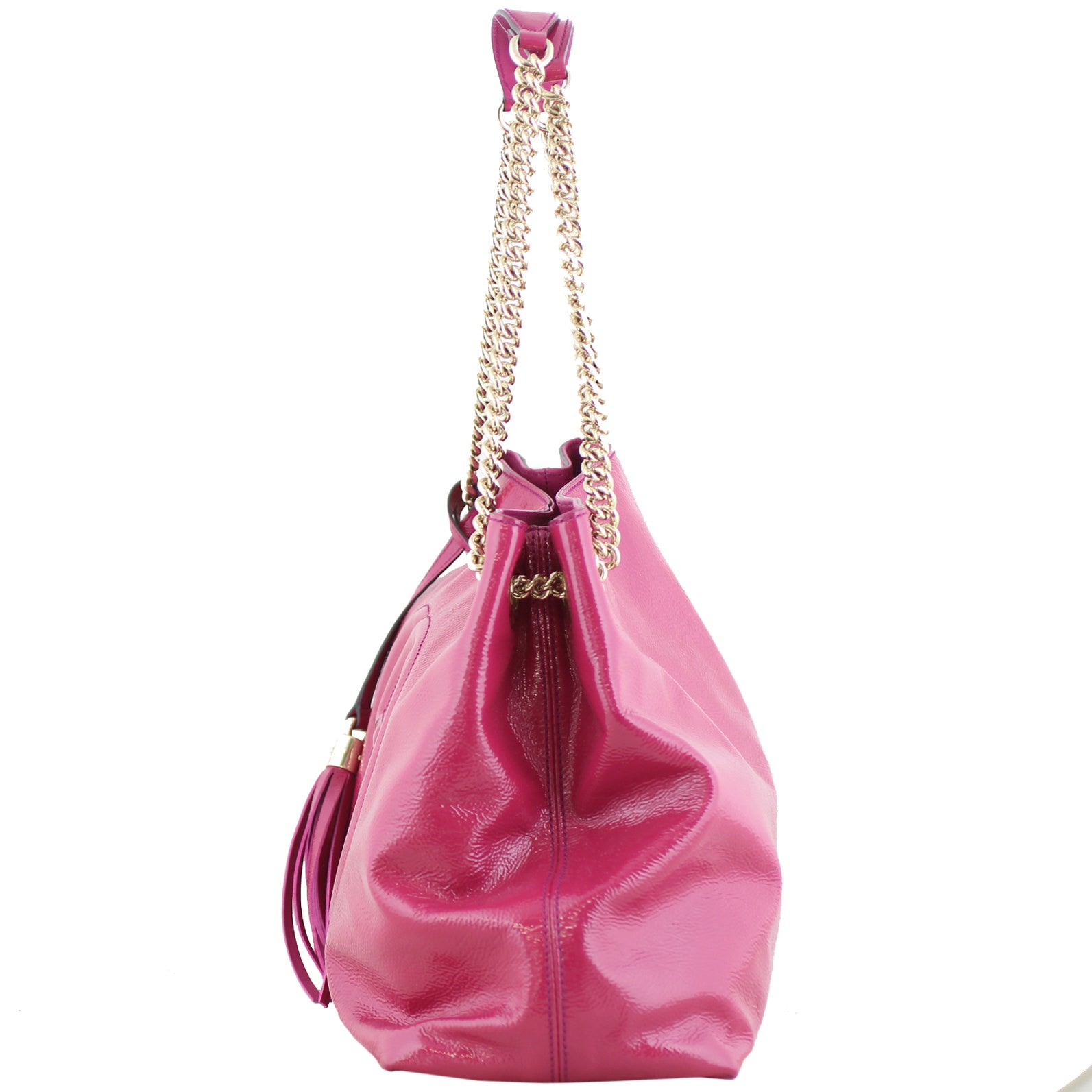 Gucci Soho Chain Medium Shoulder Bag Left