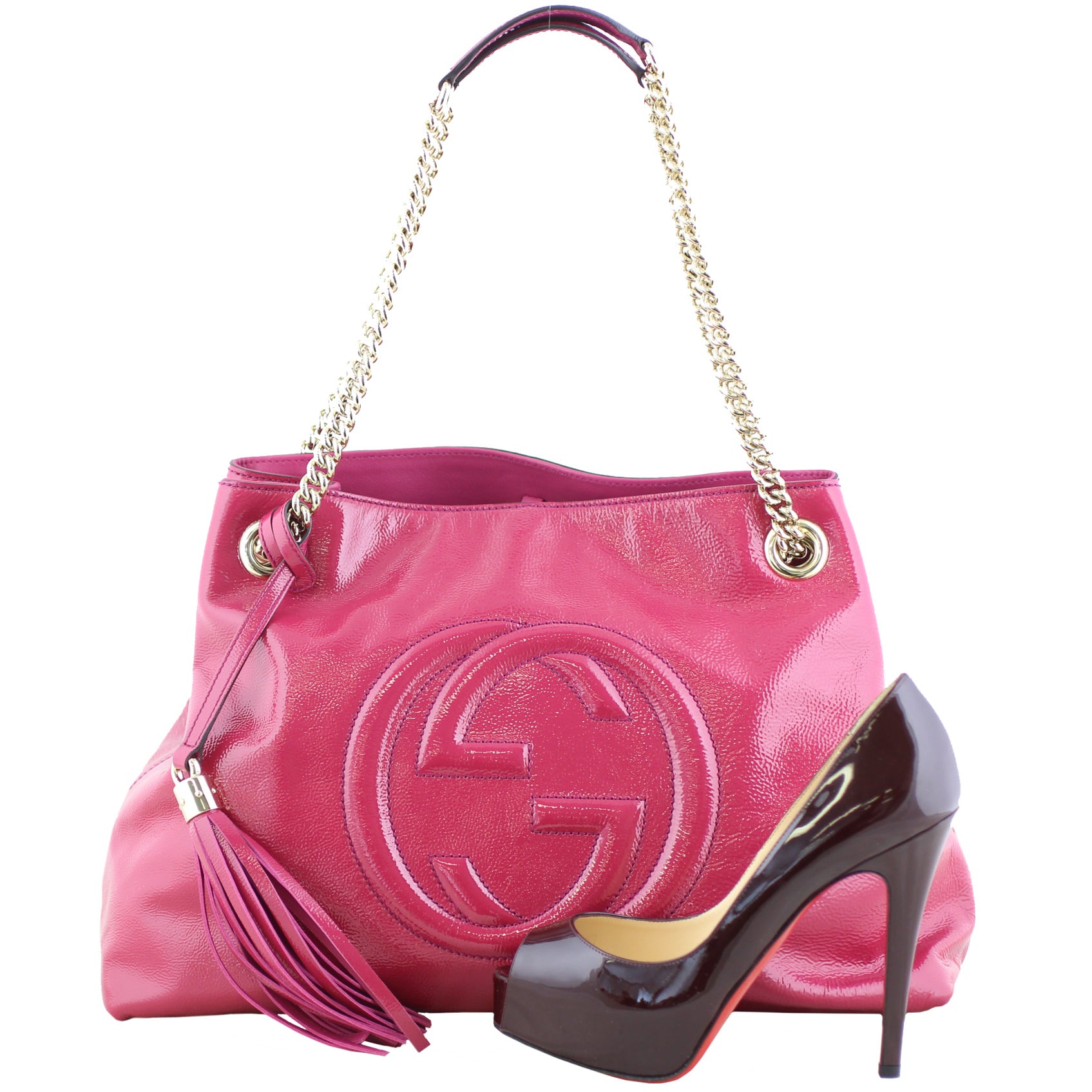 Gucci Soho Chain Medium Shoulder Bag Scale