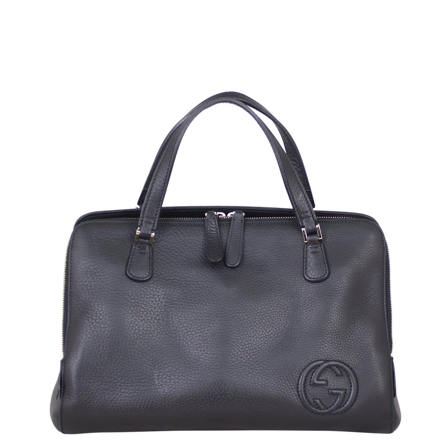 Gucci Soho Leather Satchel Front