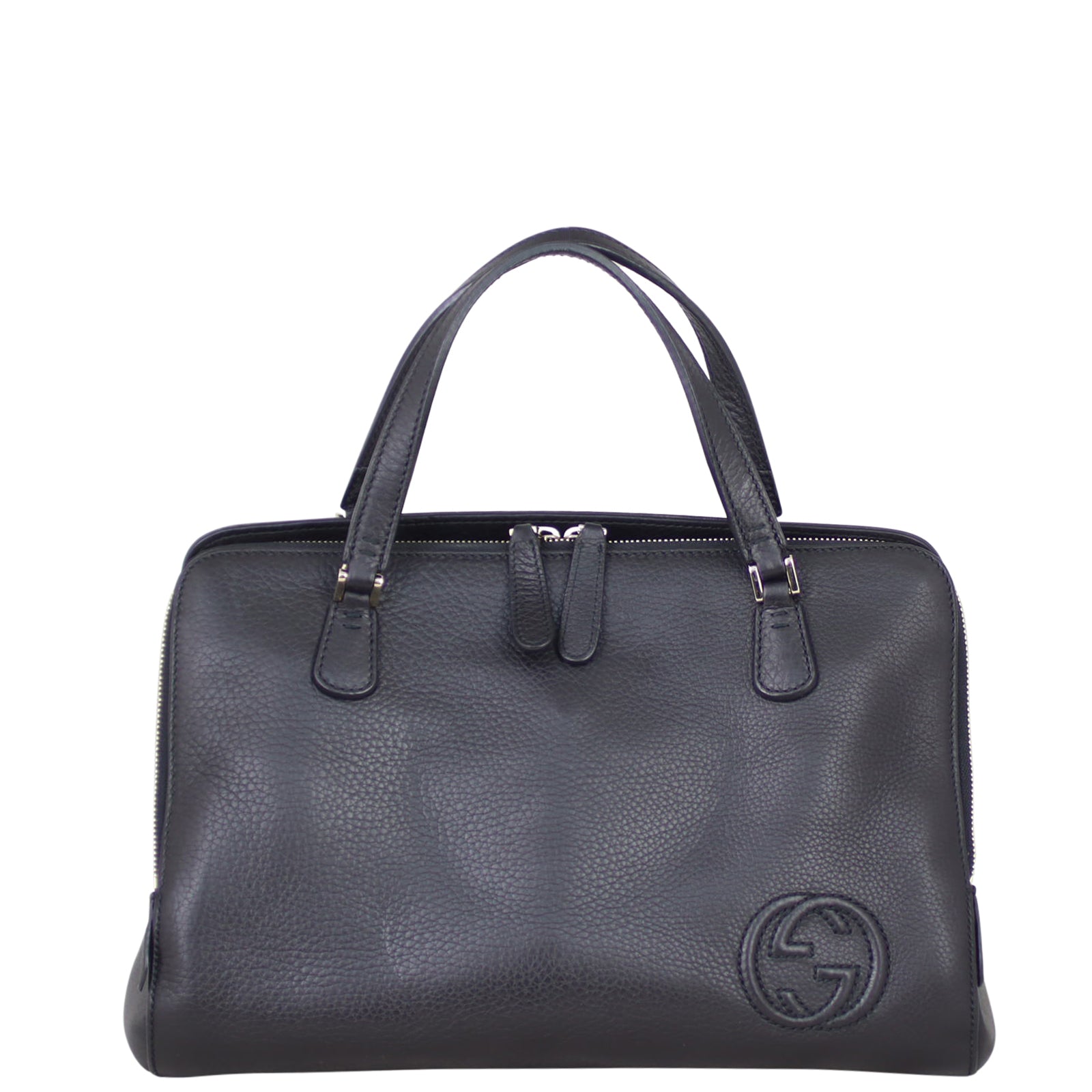 Gucci Soho Leather Satchel Front