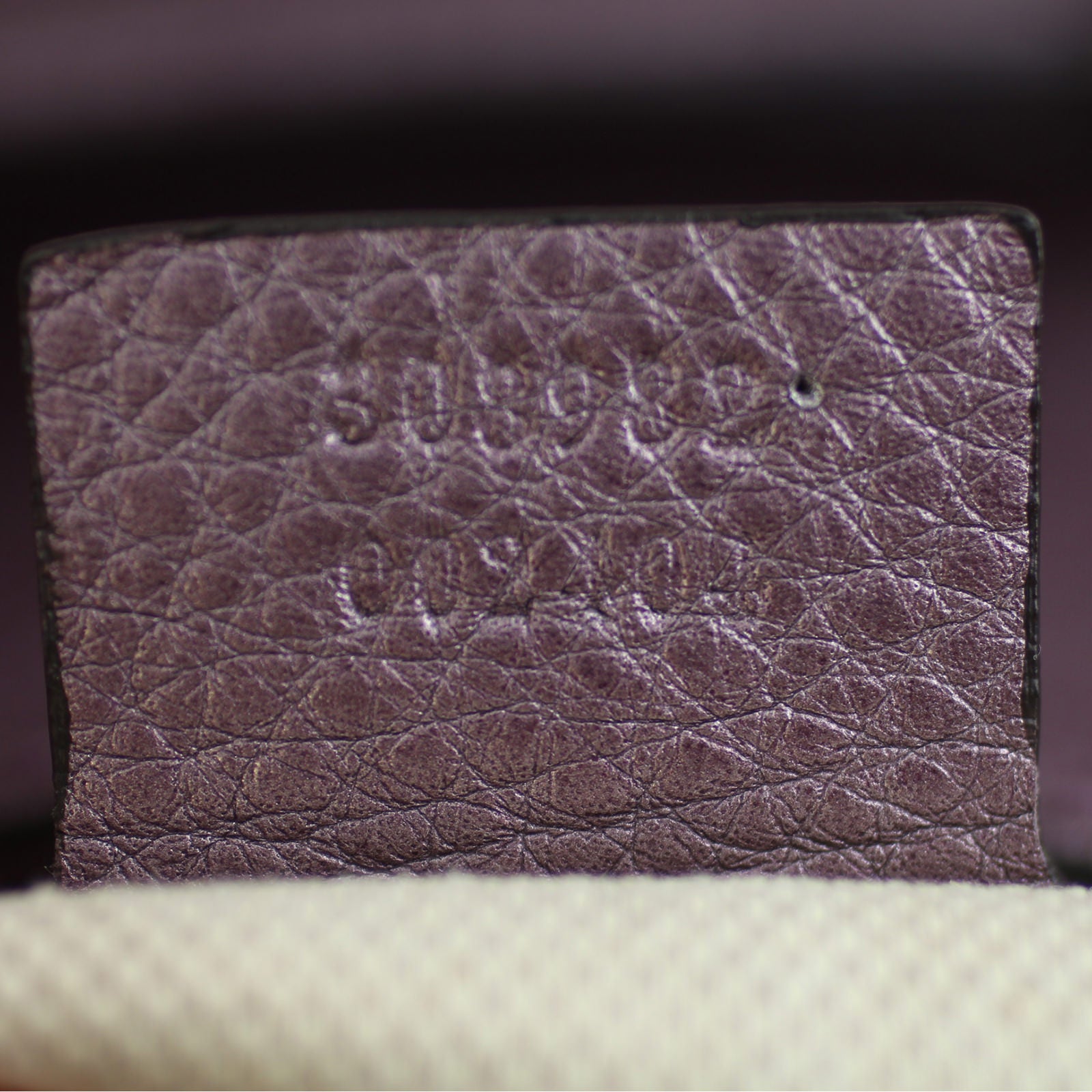Gucci Soho Metallic Shoulder Bag Code