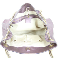 Gucci Soho Metallic Shoulder Bag Interior