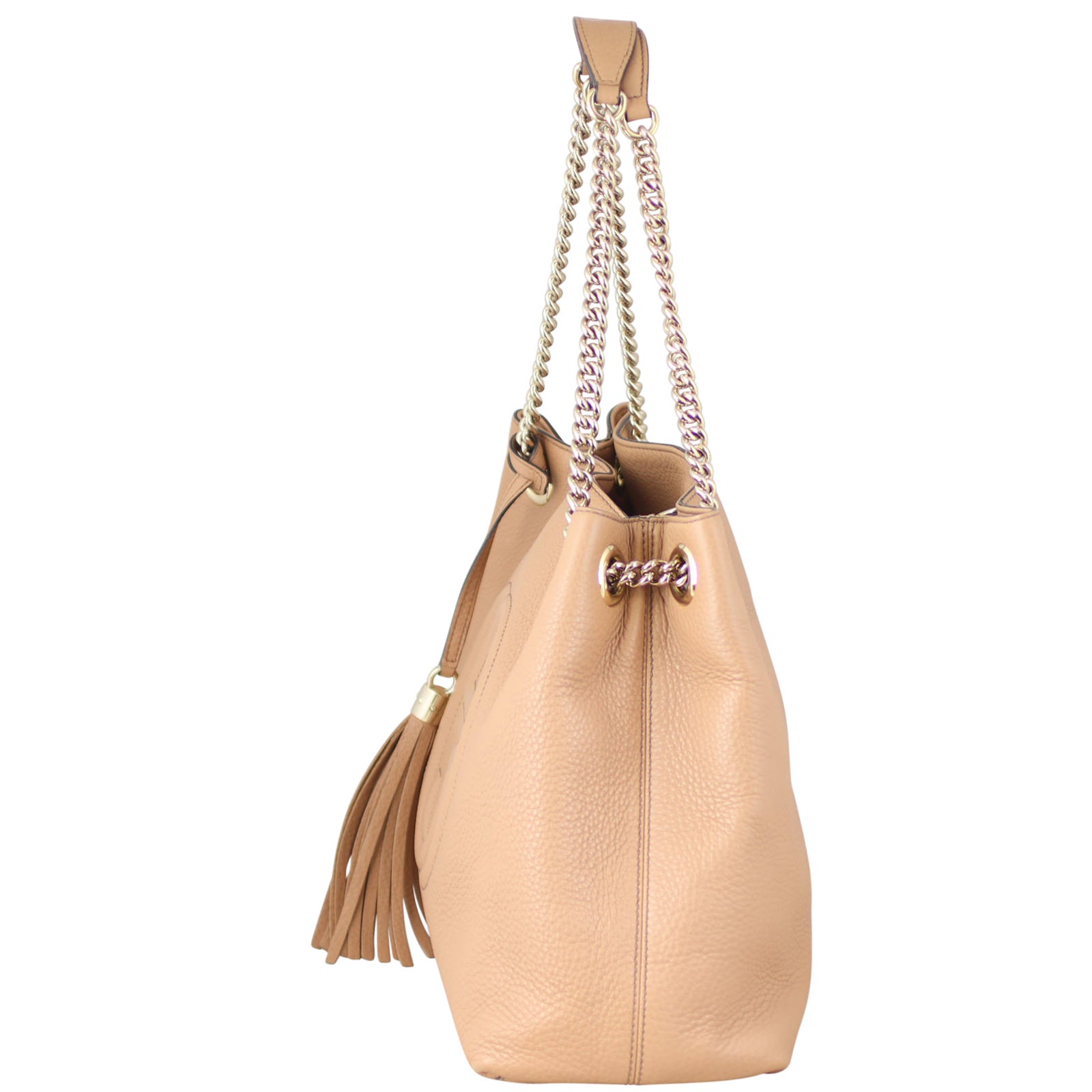 Gucci Soho Chain Shoulder Bag Medium Left