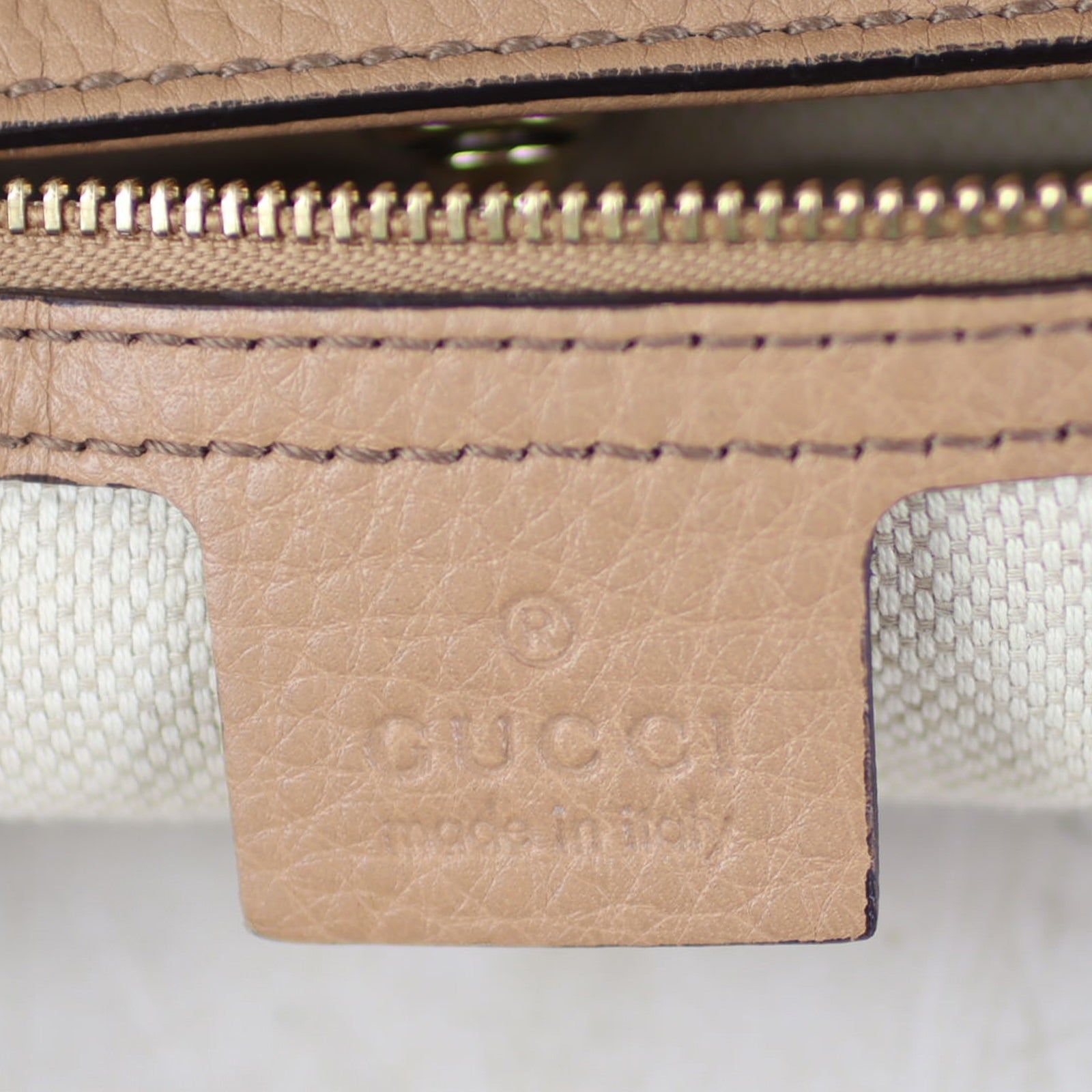 Gucci Soho Chain Shoulder Bag Medium Stamp