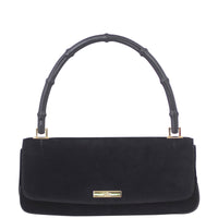Gucci Suede Evening Bag Front