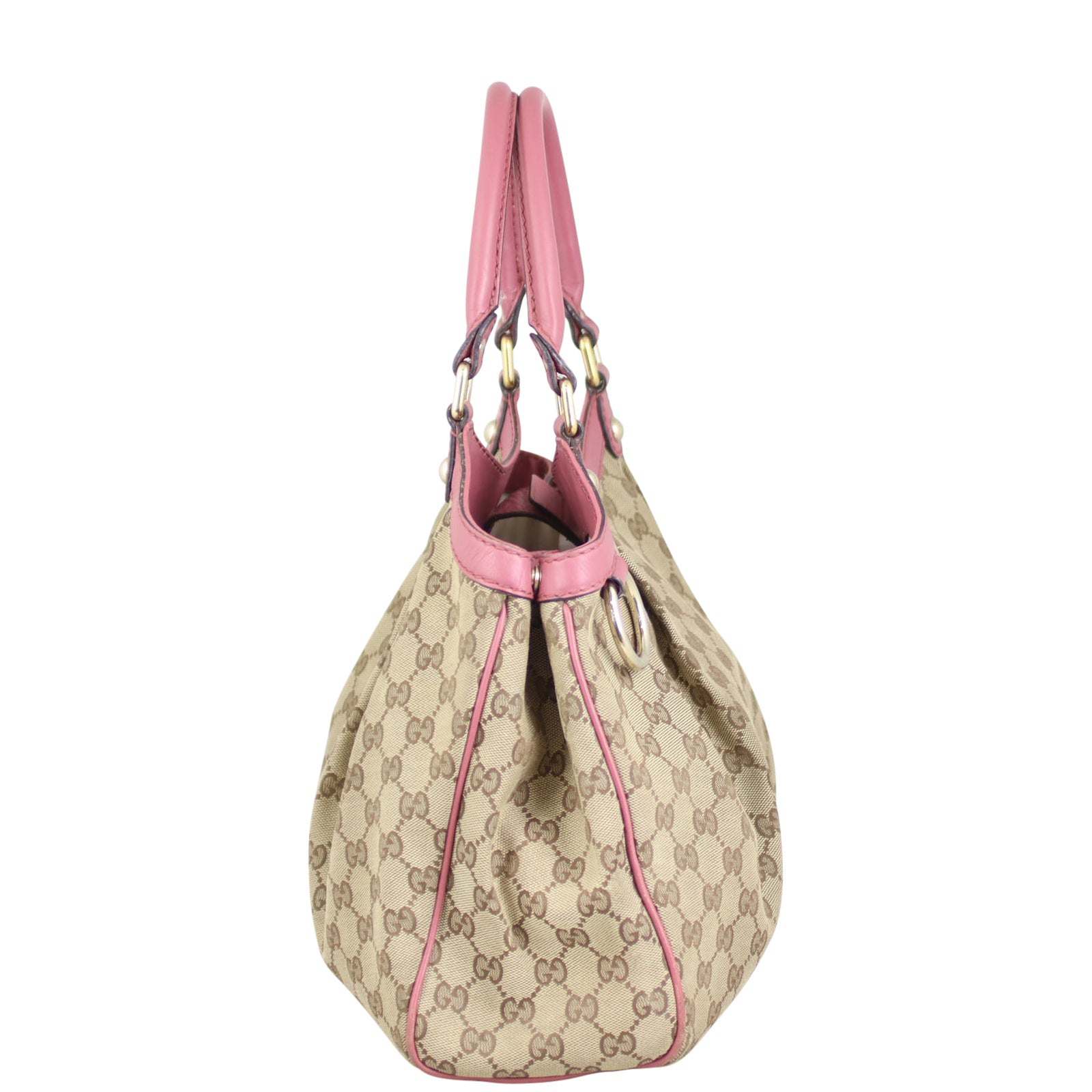 Gucci Sukey GG Canvas Large Tote Side