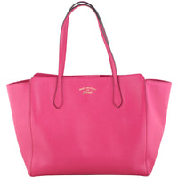 Gucci Swing Medium Leather Tote Front