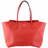 Gucci Swing Medium Leather Tote Front