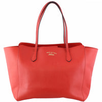 Gucci Swing Medium Leather Tote Front