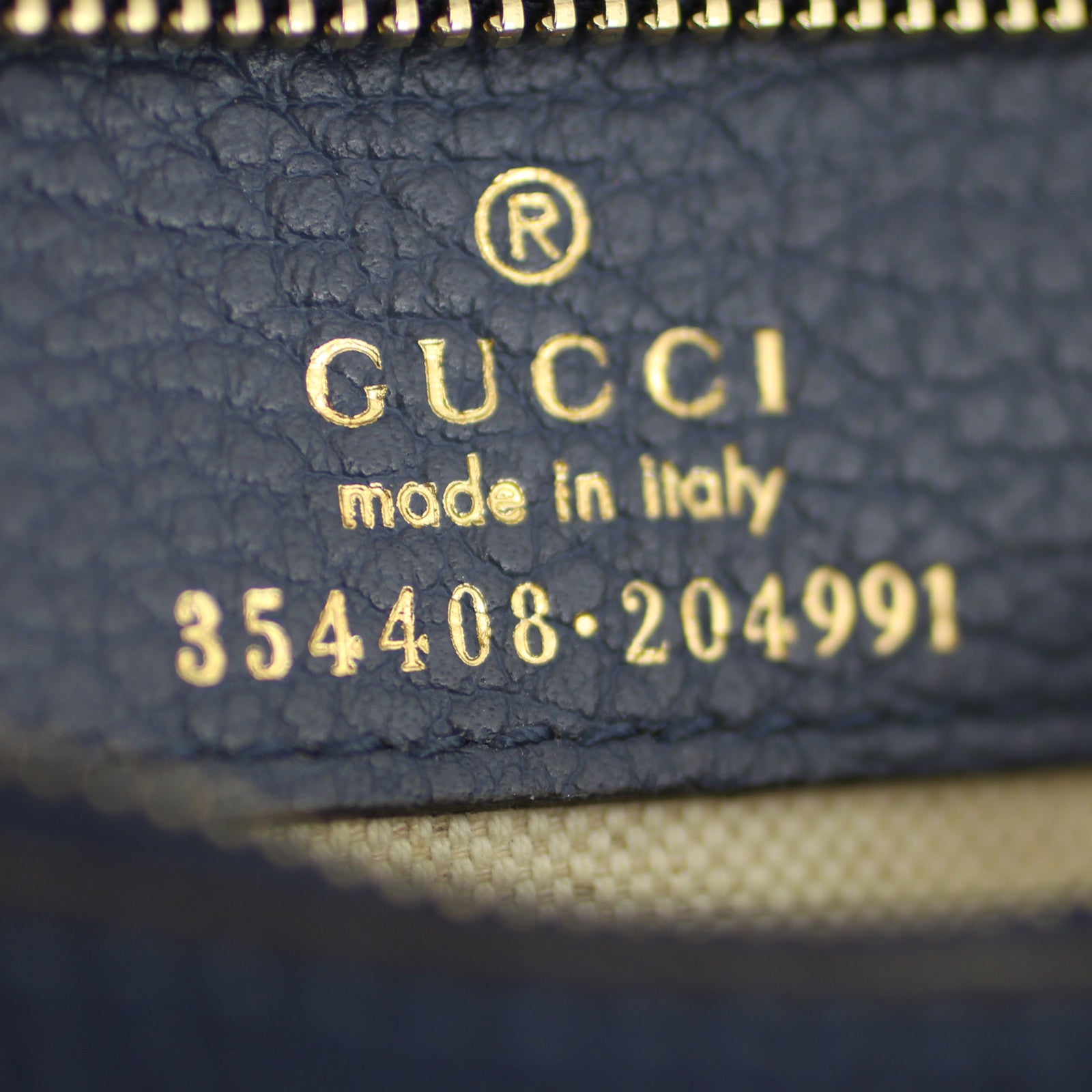 Gucci Swing Medium Tote Stamp/Code