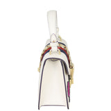 Gucci Sylvie Embroidered Top Handle Mini Bag Side