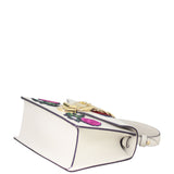 Gucci Sylvie Embroidered Top Handle Mini Bag Corner