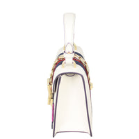 Gucci Sylvie Embroidered Top Handle Mini Bag Side