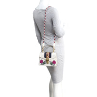 Gucci Sylvie Embroidered Top Handle Mini Bag Mannequin
