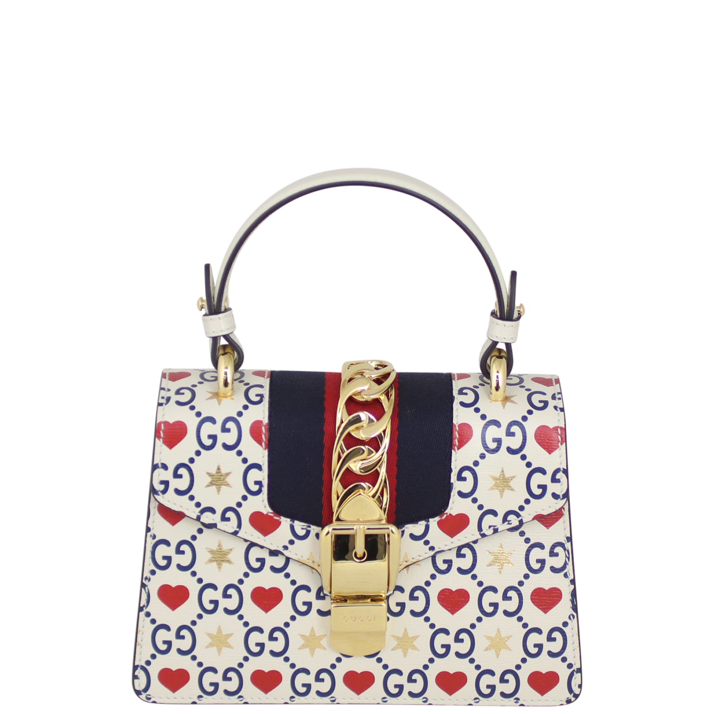 Gucci Sylvie Mini Chinese Valentines Edition Bag Front