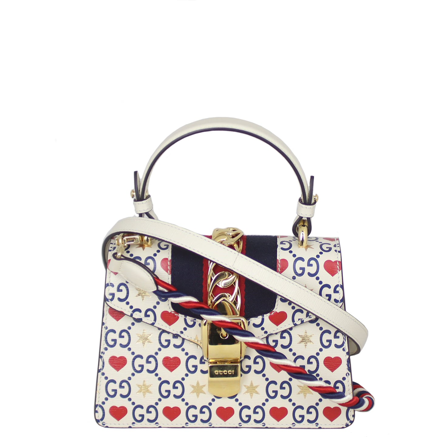 Gucci Sylvie Mini Chinese Valentines Edition Bag Front