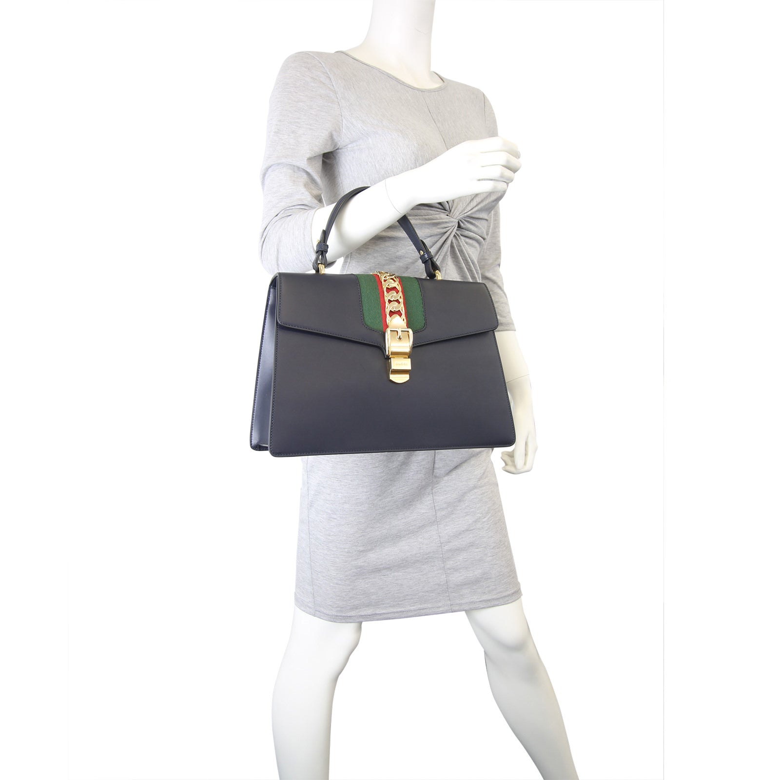 Gucci Sylvie Top Handle Medium Bag Mannequin