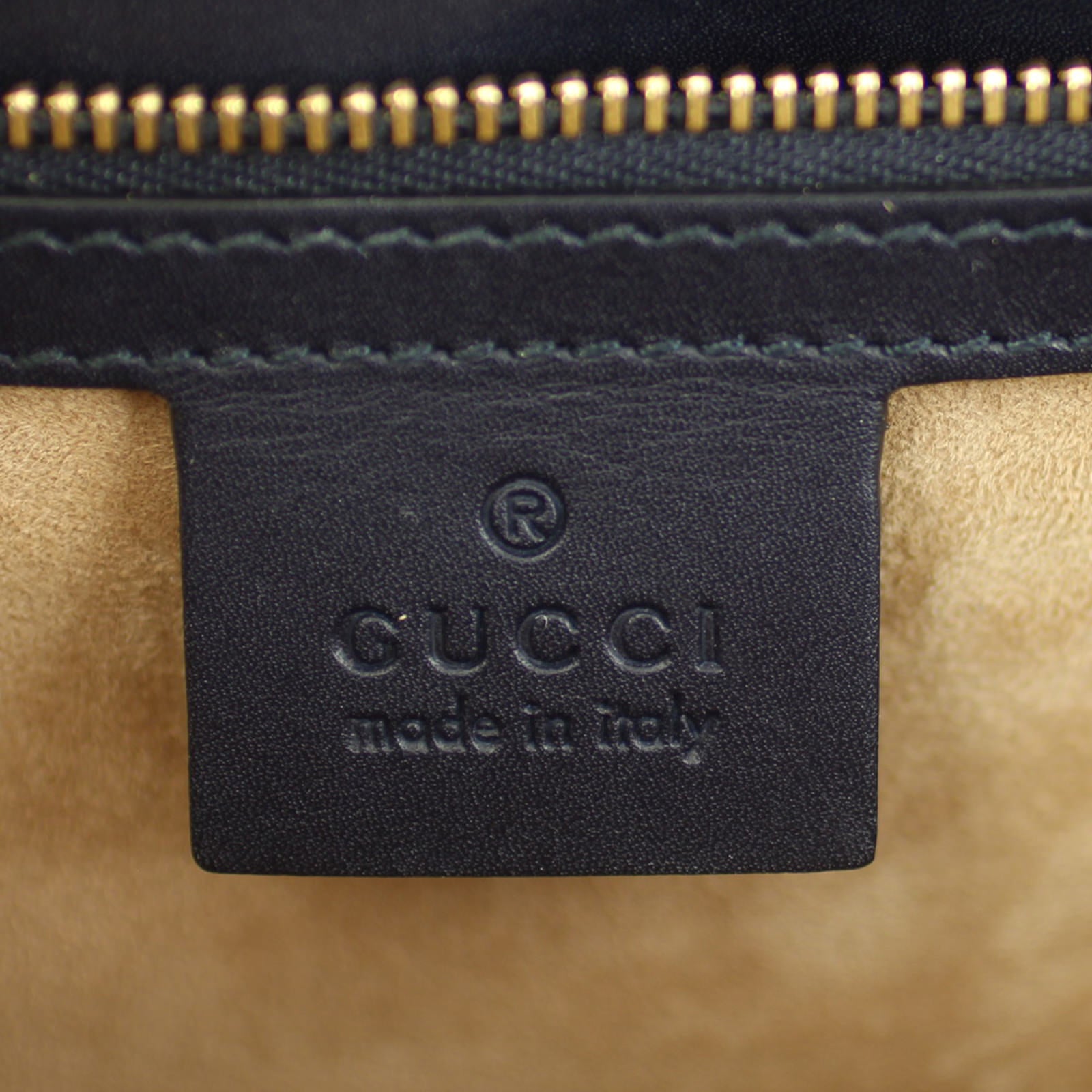 Gucci Sylvie Top Handle Medium Bag Stamp