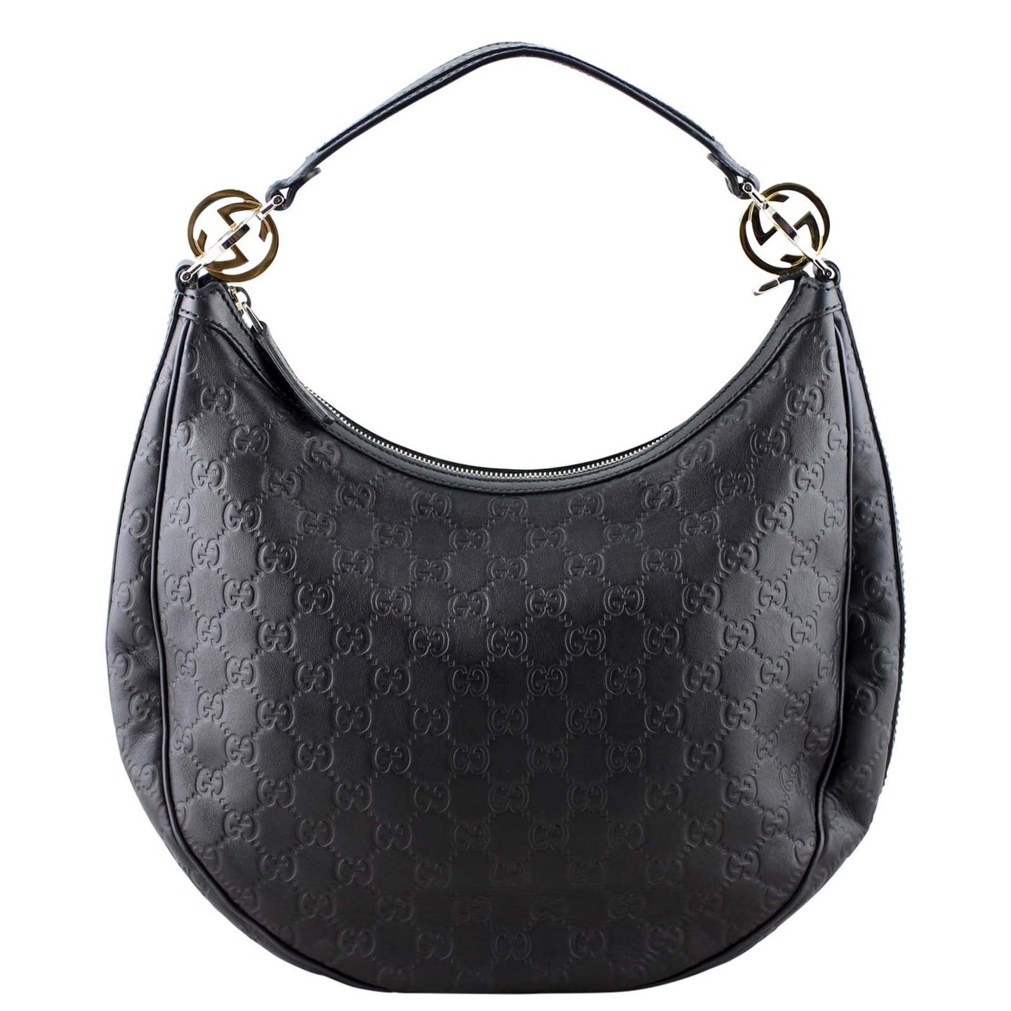 Gucci Guccissima GG Twins Hobo Front