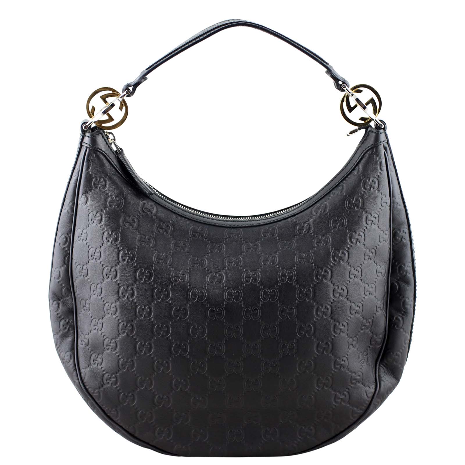 Gucci Guccissima GG Twins Hobo Front