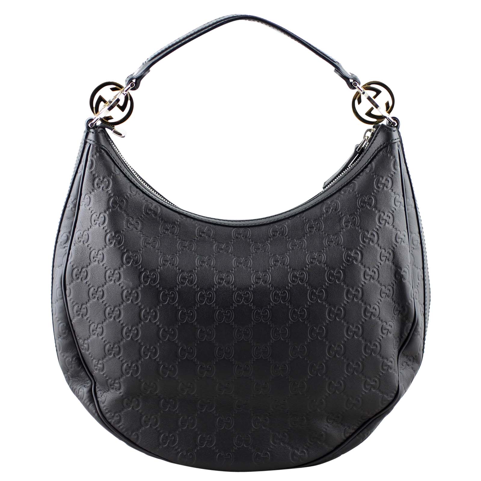 Gucci Guccissima GG Twins Hobo Back
