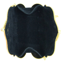 Gucci Vintage GG Monogram Kisslock Minaudiere Interior