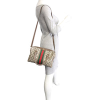 Gucci Vintage Web Bowling Bag Mannequin