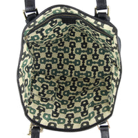 Gucci GG Web Sherry Line Shoulder Tote Interior