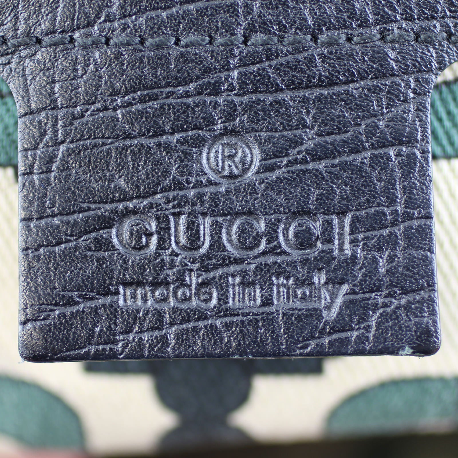 Gucci GG Web Sherry Line Shoulder Tote Stamp