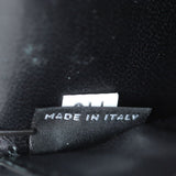 Prada Saffiano Lux Sound Crystal Studded Crossbody Stamp