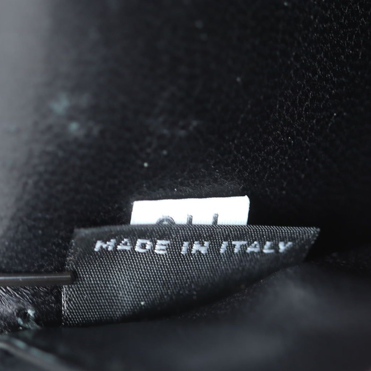 Prada Saffiano Lux Sound Crystal Studded Crossbody Stamp