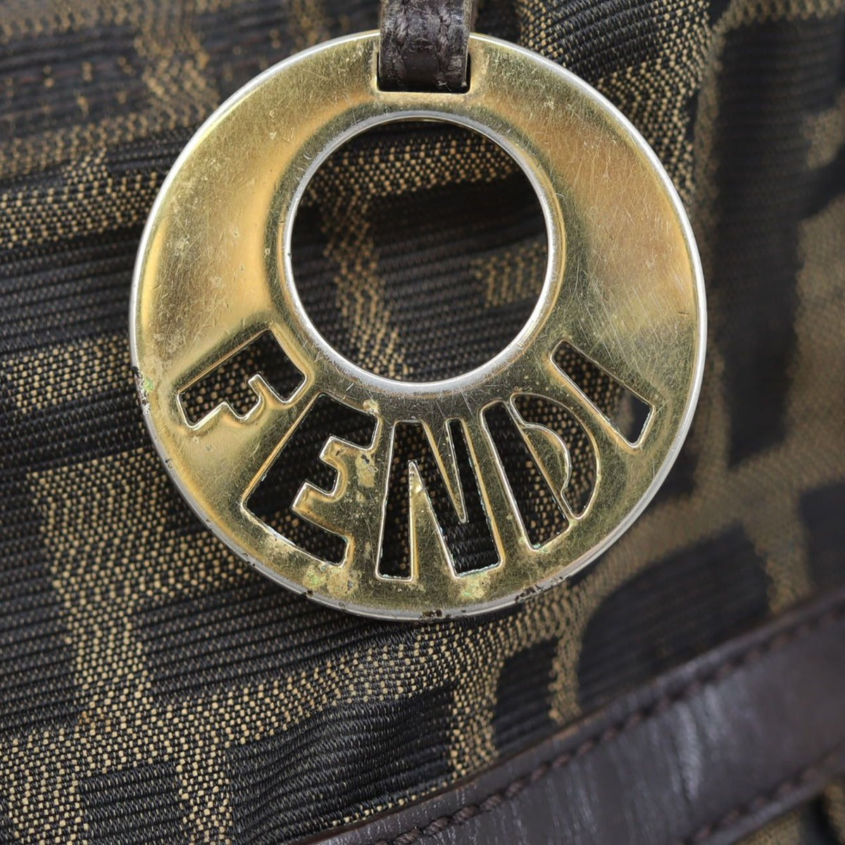 Fendi Zucca Chef Tote Hardware

