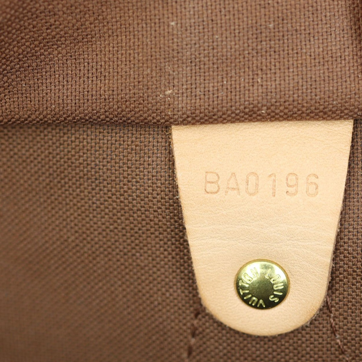 Louis Vuitton Speedy 35 Monogram (with hot-stamping) Date code
