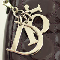 Dior Patent Cannage Lady Dior Clutch