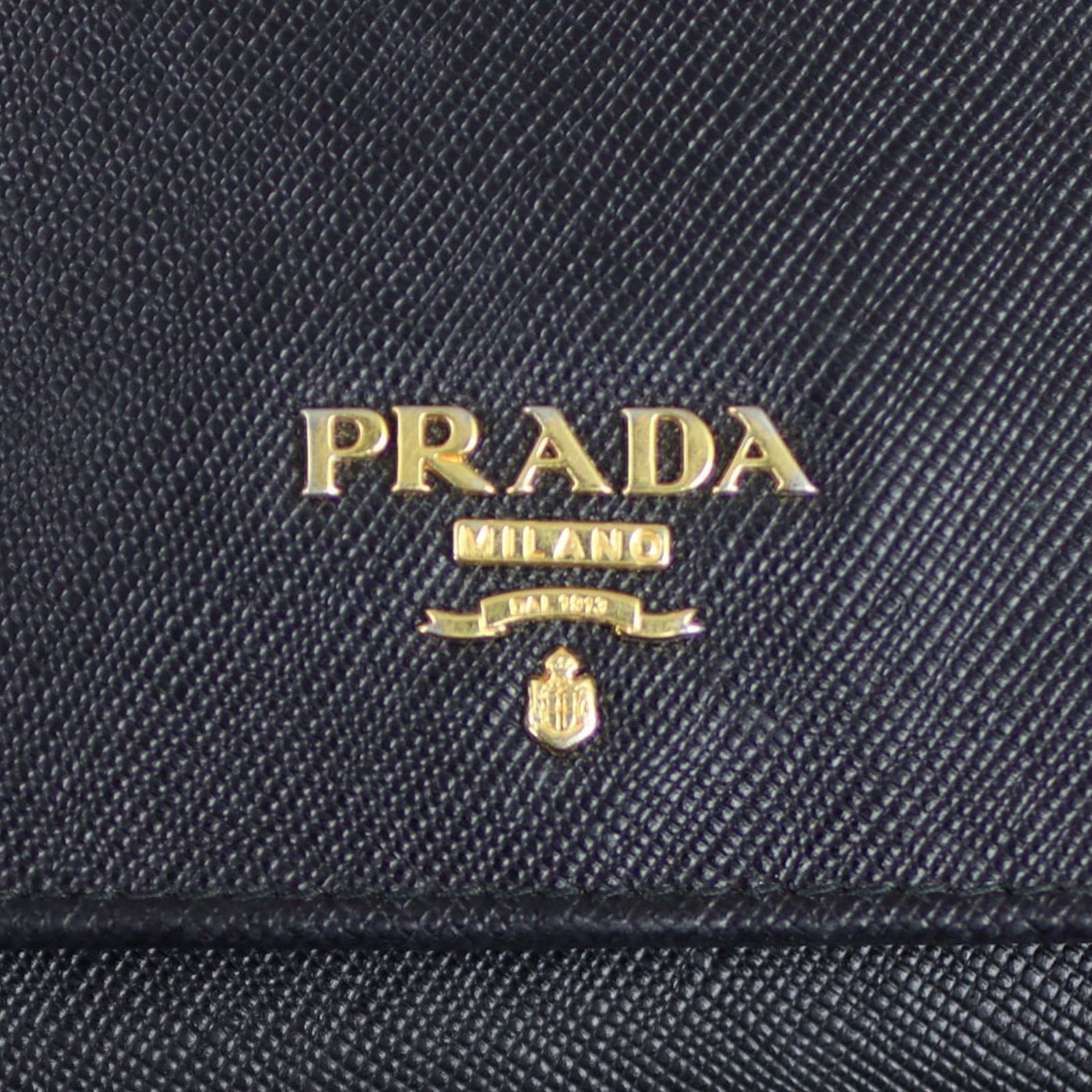 Prada Saffiano Continental Wallet Hardware
