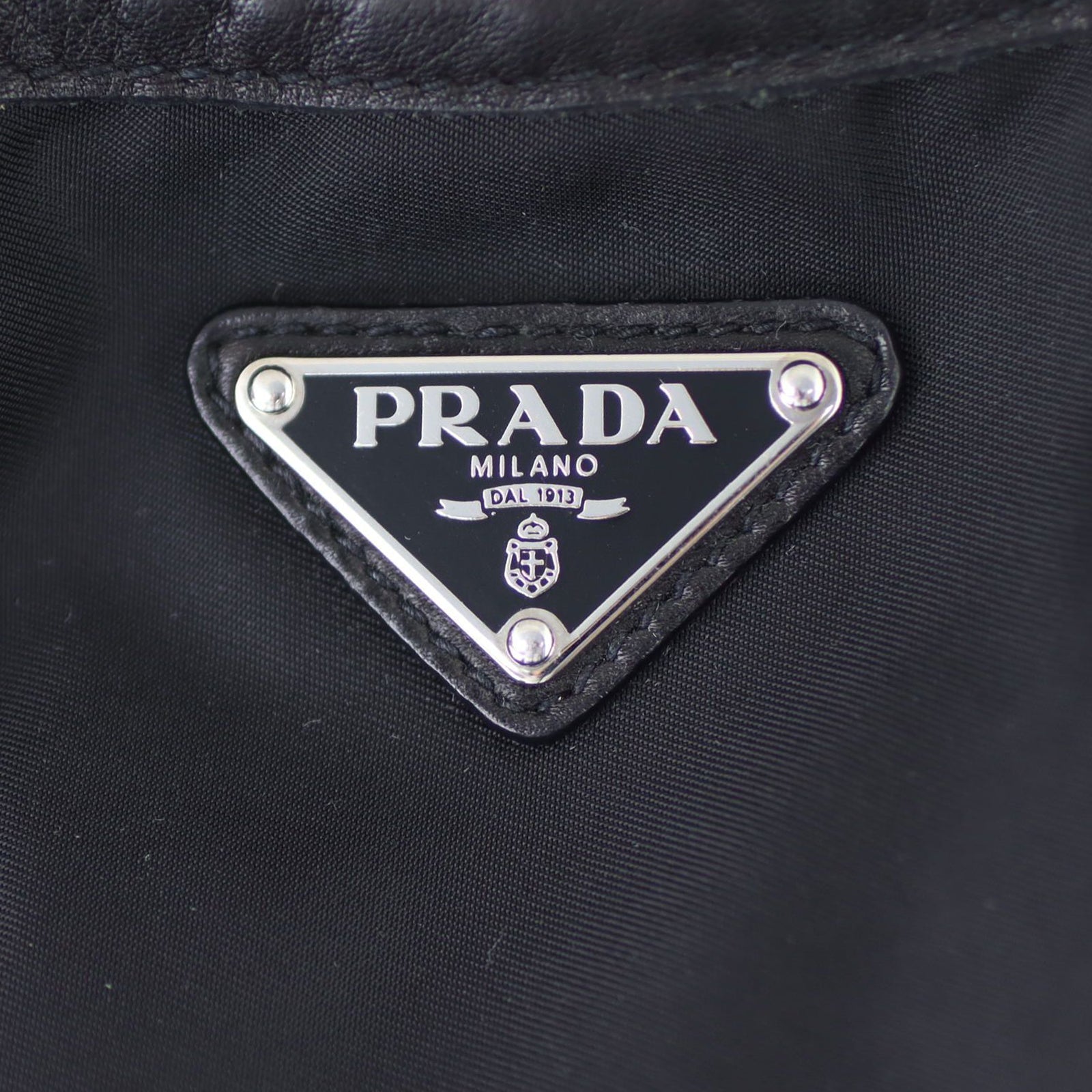 Prada Tessuto Shopping Tote Hardware