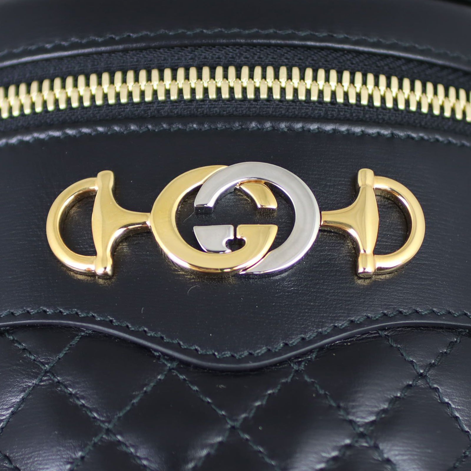 Gucci Trapuntata Quilted Belt Bag Small (black) Hardware