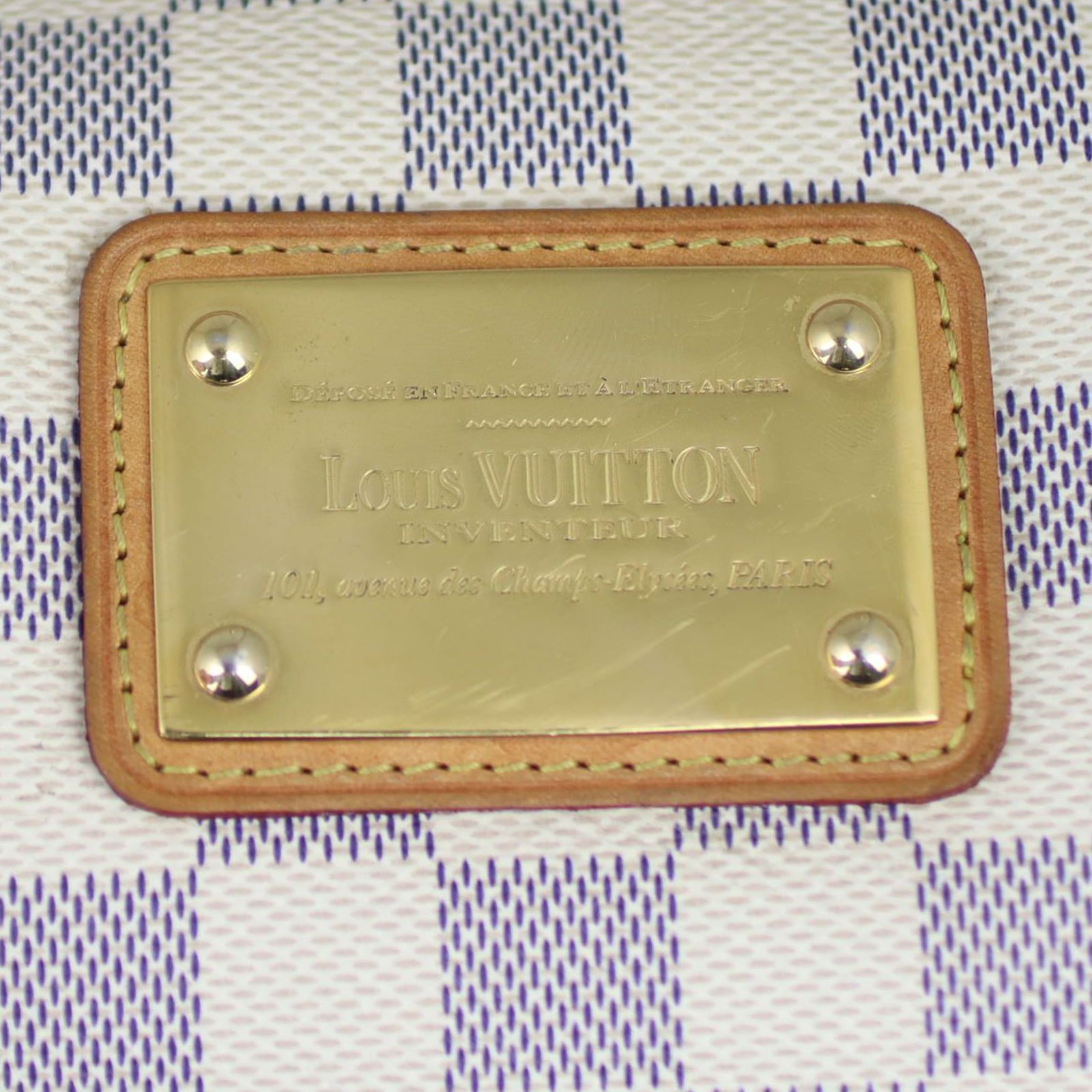 Louis Vuitton Eva Pochette Damier Azur Hardware